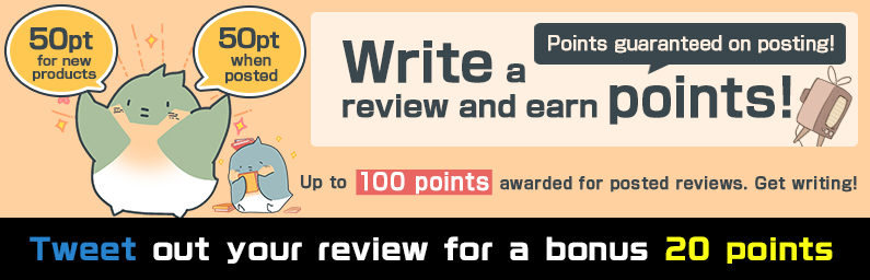 Write reviews and get points!