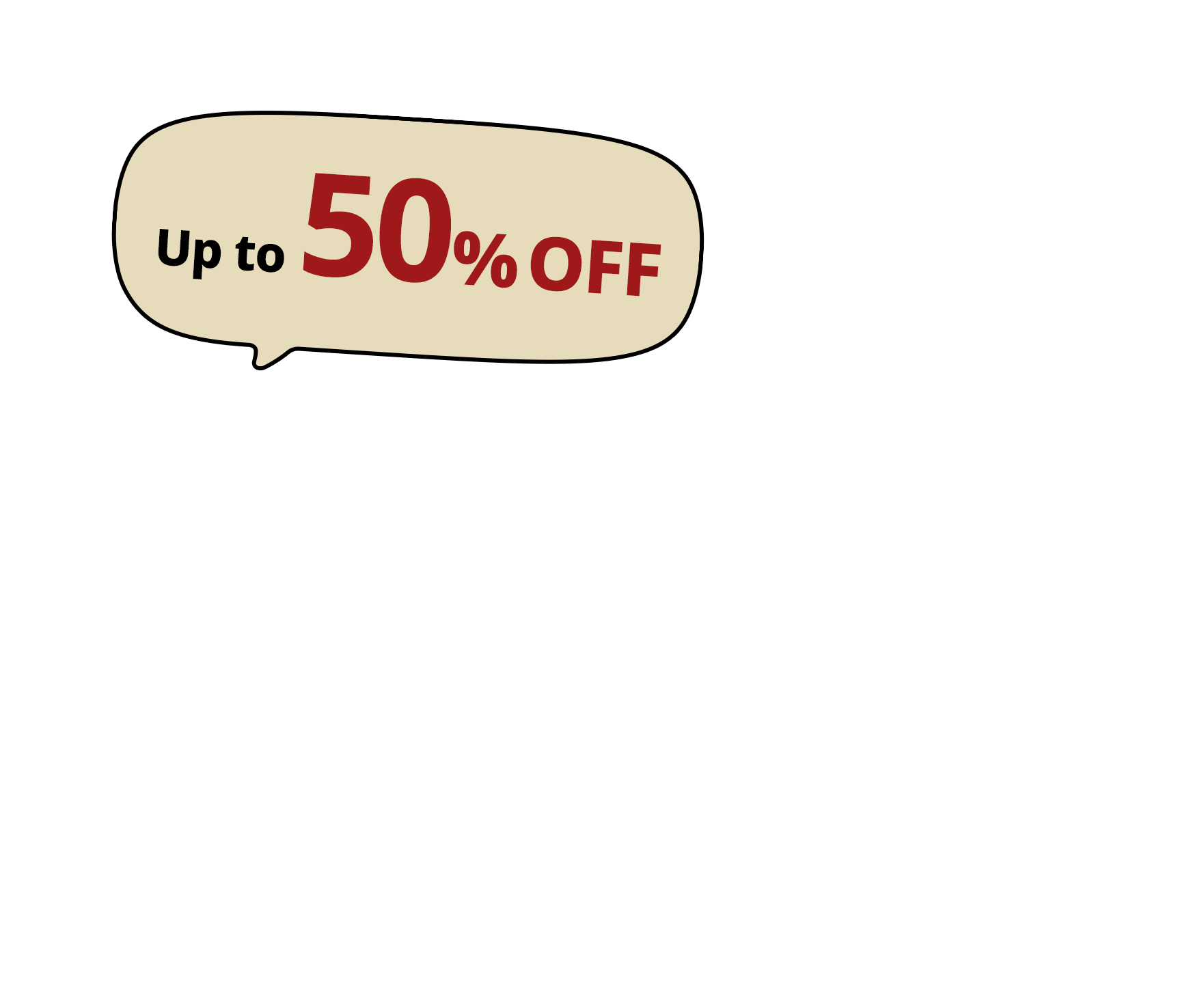 Up to 50%OFF